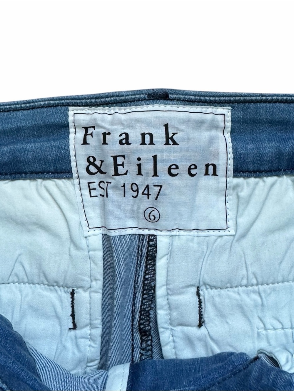 Frank & Eileen Wicklow Italian Performance Crop Denim Jeans - Picture 4 of 7